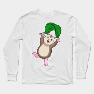 Hamster with Parachute Long Sleeve T-Shirt